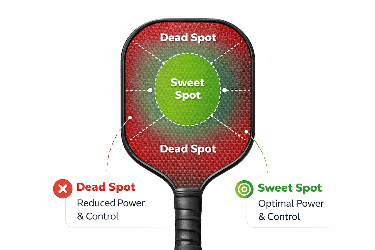 What Is the Sweet Spot on a Pickleball Paddle? (And How to Use It)