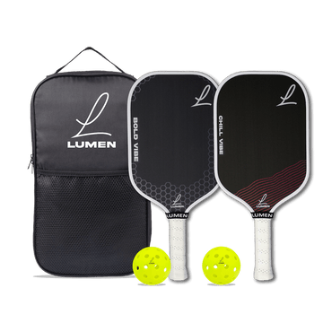 Bold Vibe and Chill Vibe Pickleball Paddle Set