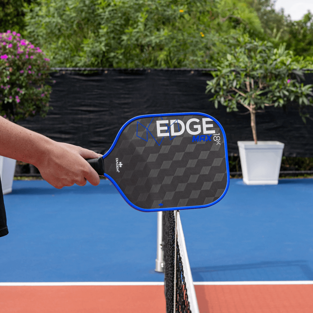 Diadem Edge 18k Max Pickleball Paddle in hand