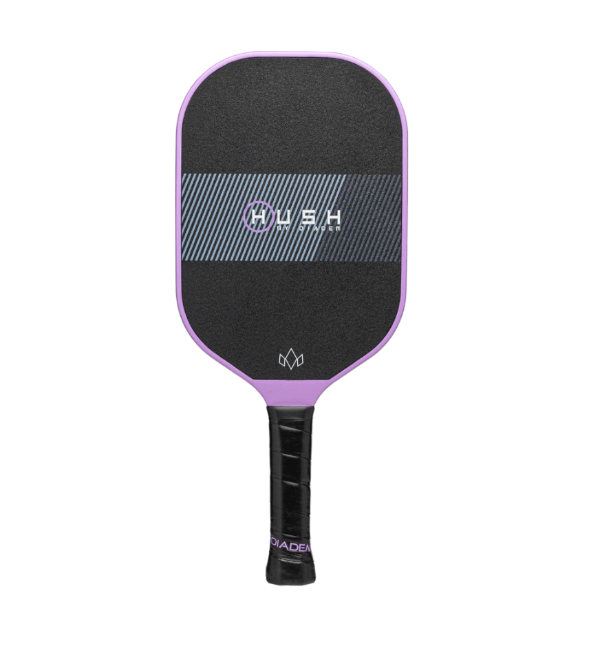 Purple Diadem Hush Pickleball Paddle - back