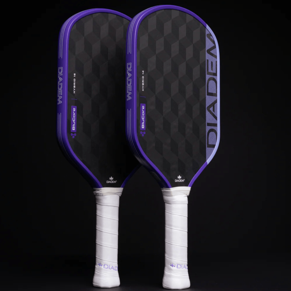 Purple Diadem Edge BluCore Hybrid 16mm Pickleball Paddles