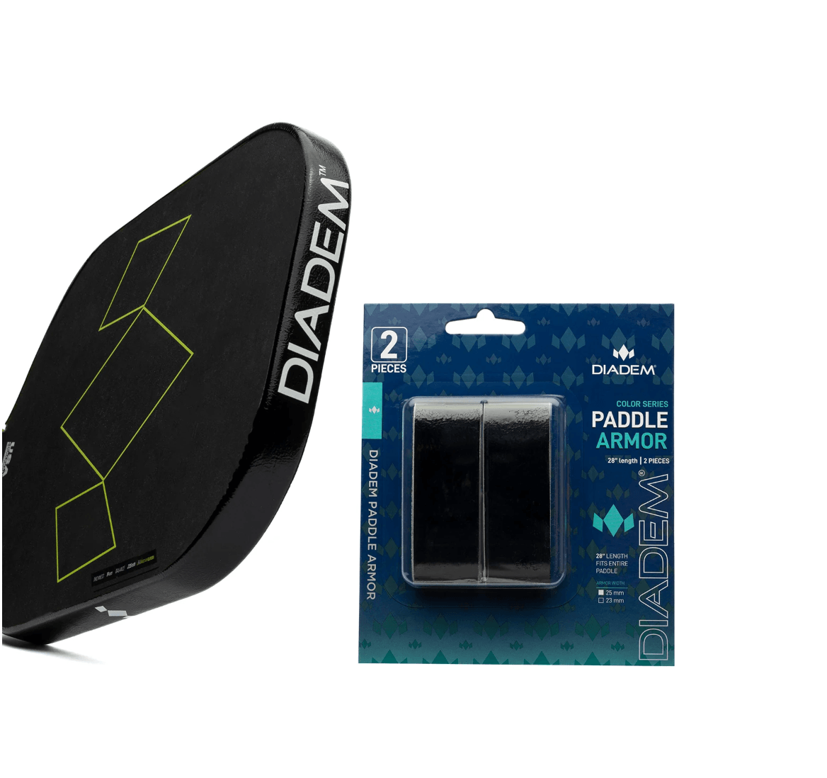 Diadem Pickleball Paddle Armor - black