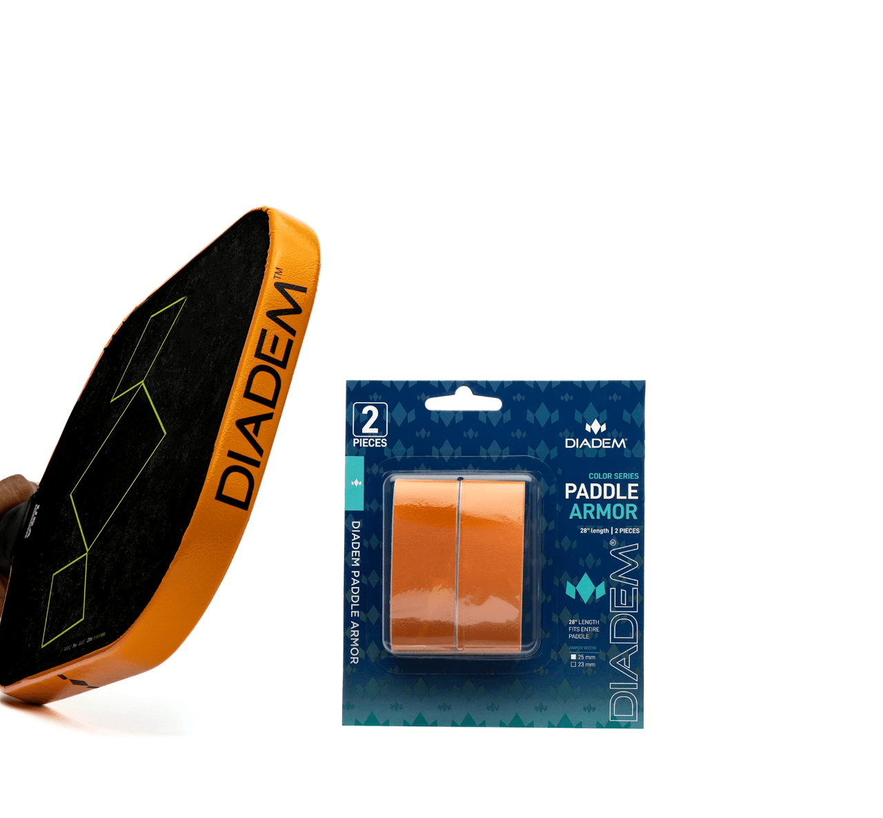 Diadem Pickleball Paddle Armor - orange