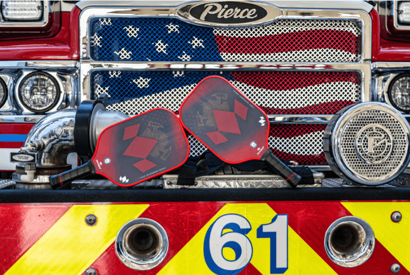 Daidem First Responder V2 Firefighter Pickleball Paddle Banner