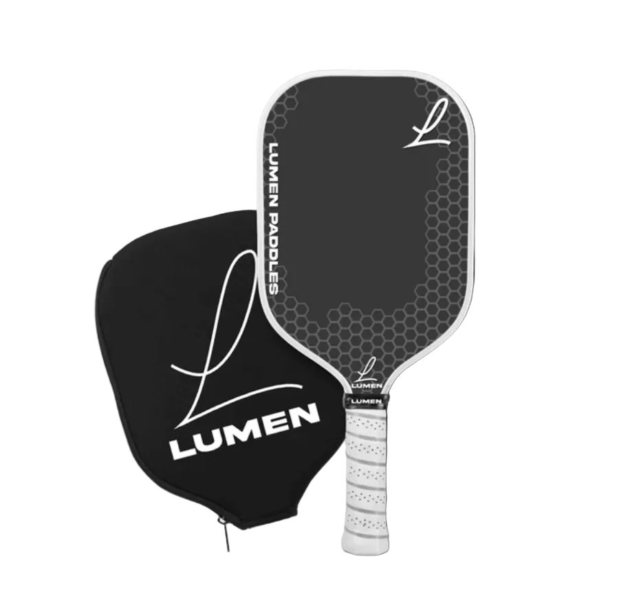 Lumen Paddles Bold Vibe Pickleball Paddle with cover