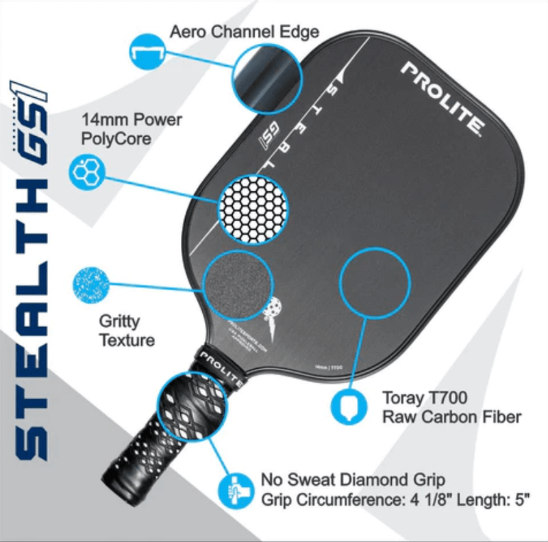 Prolite Stealth GS1 Pickleball Paddle Specifications