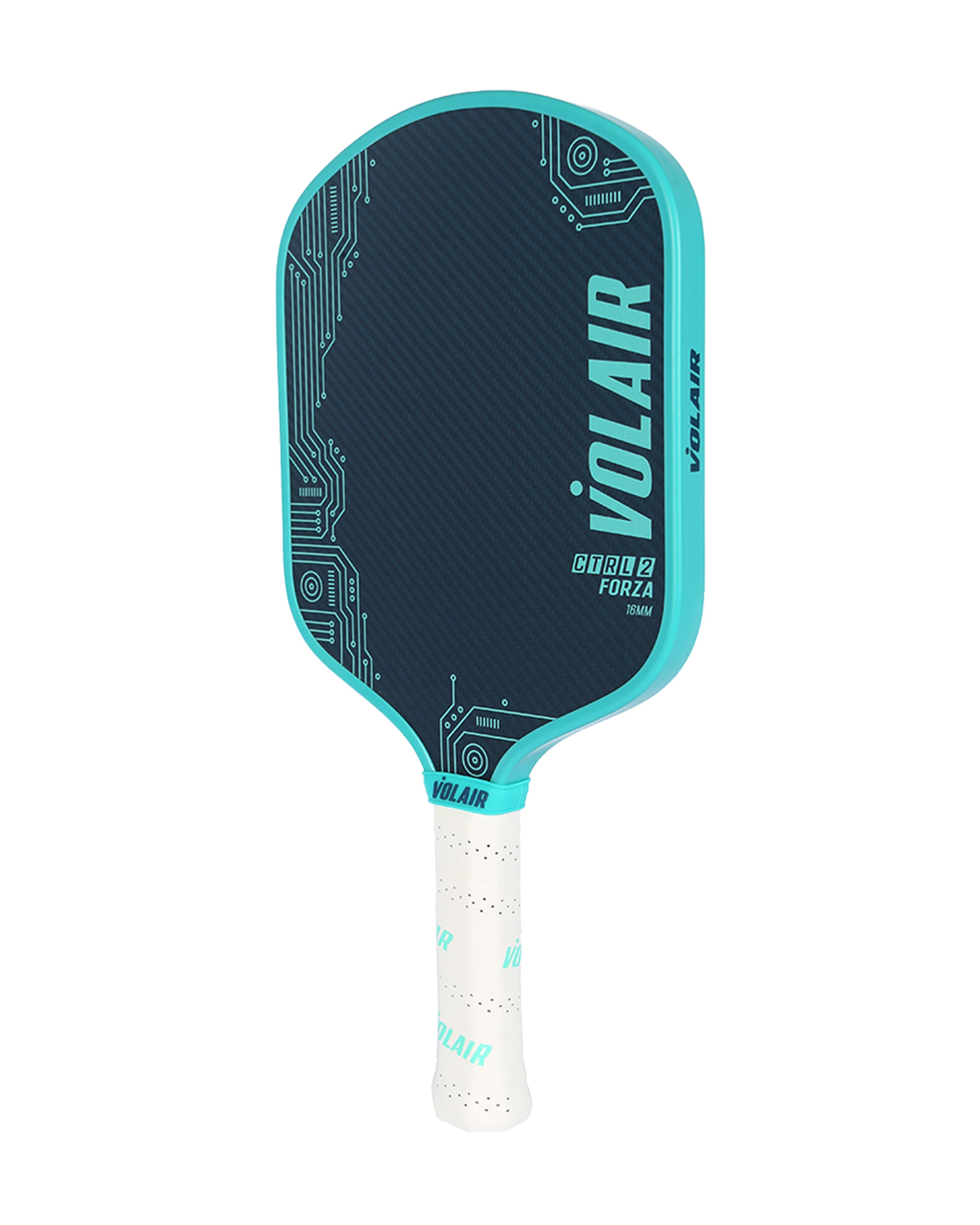 Volair CTRL 2 Forza Blue 16mm Pickleball Paddle side