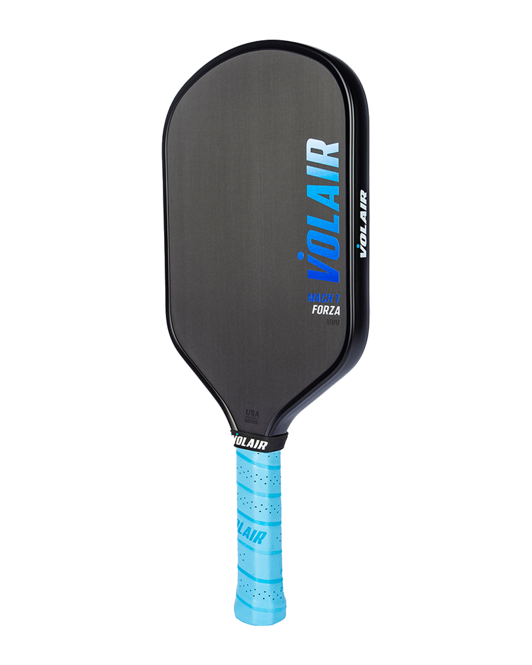 Volair Mach 1 Forza 16mm pickleball paddle - side
