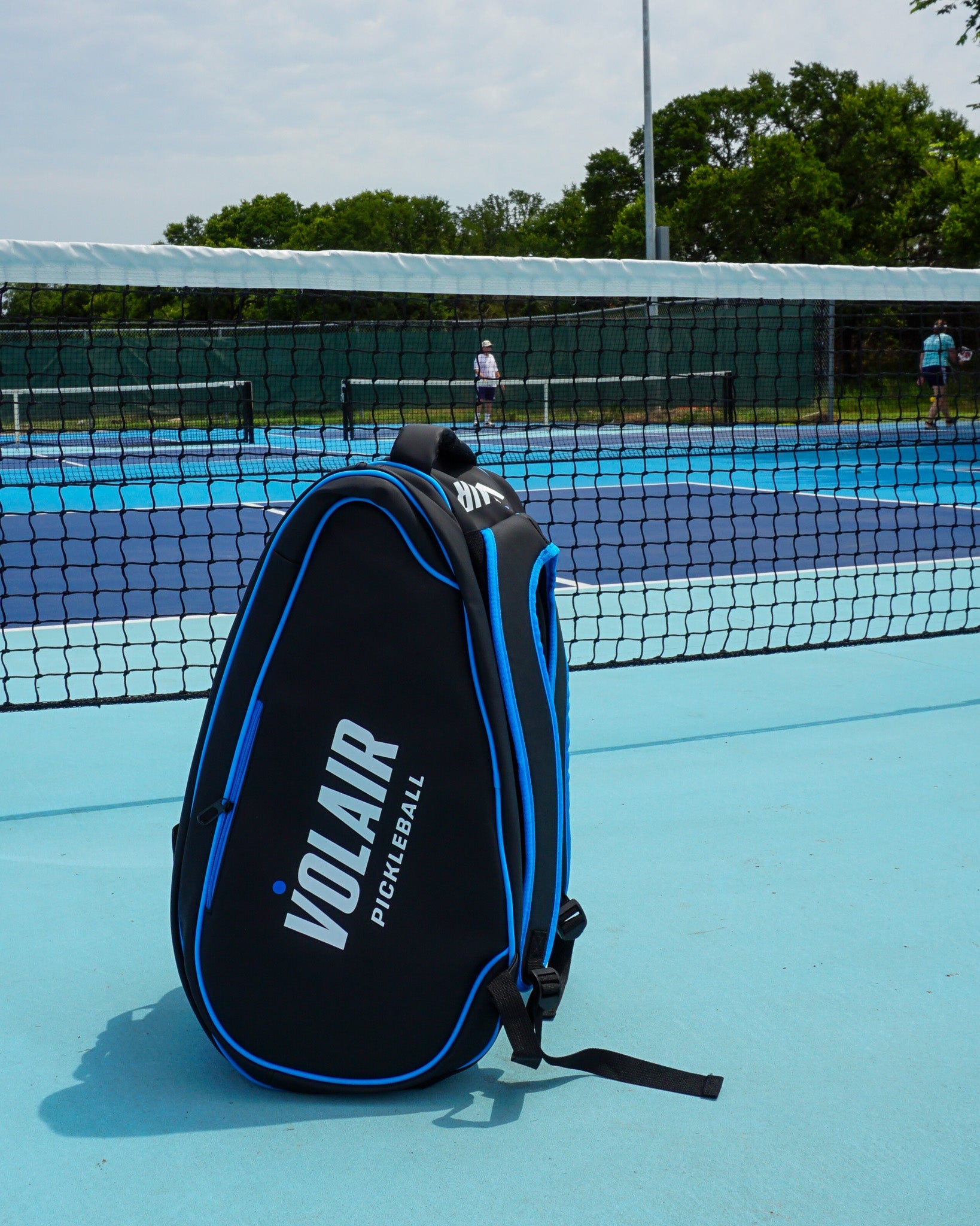 Volair Pickleball Paddle Bag - black and blue