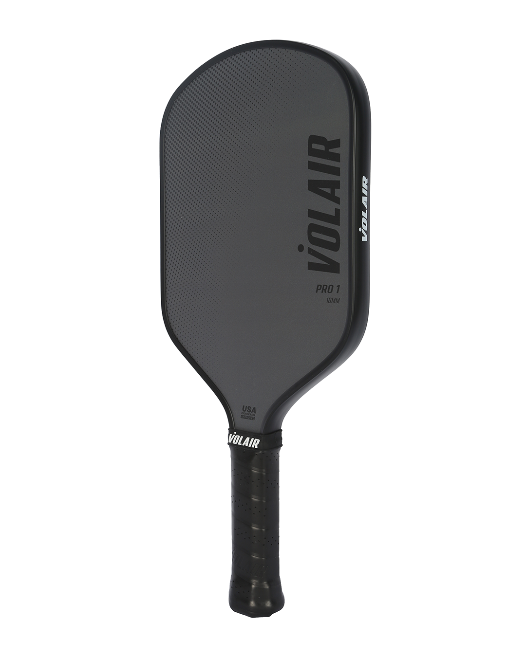 Volair Pro 1 Charcoal pickleball paddle - side