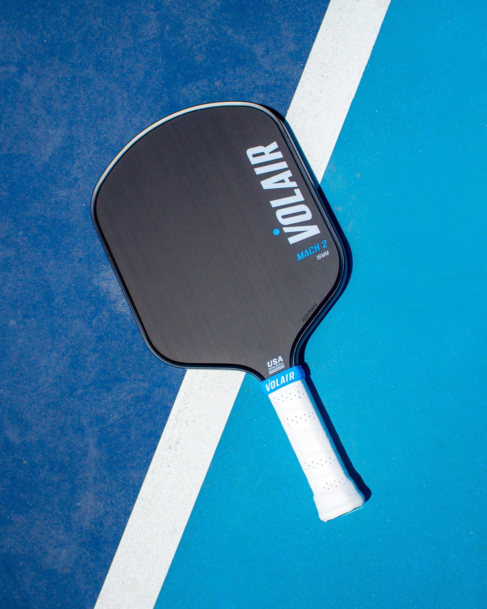 Volair Mach2 16mm Pickleball Paddle on court