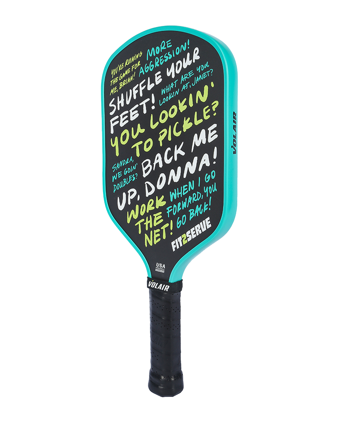 Volair Fit 1 Limited Edition Pickleball Paddle side