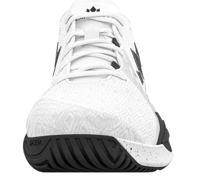 Black/White Diadem Court Burst Pickleball Shoes - front