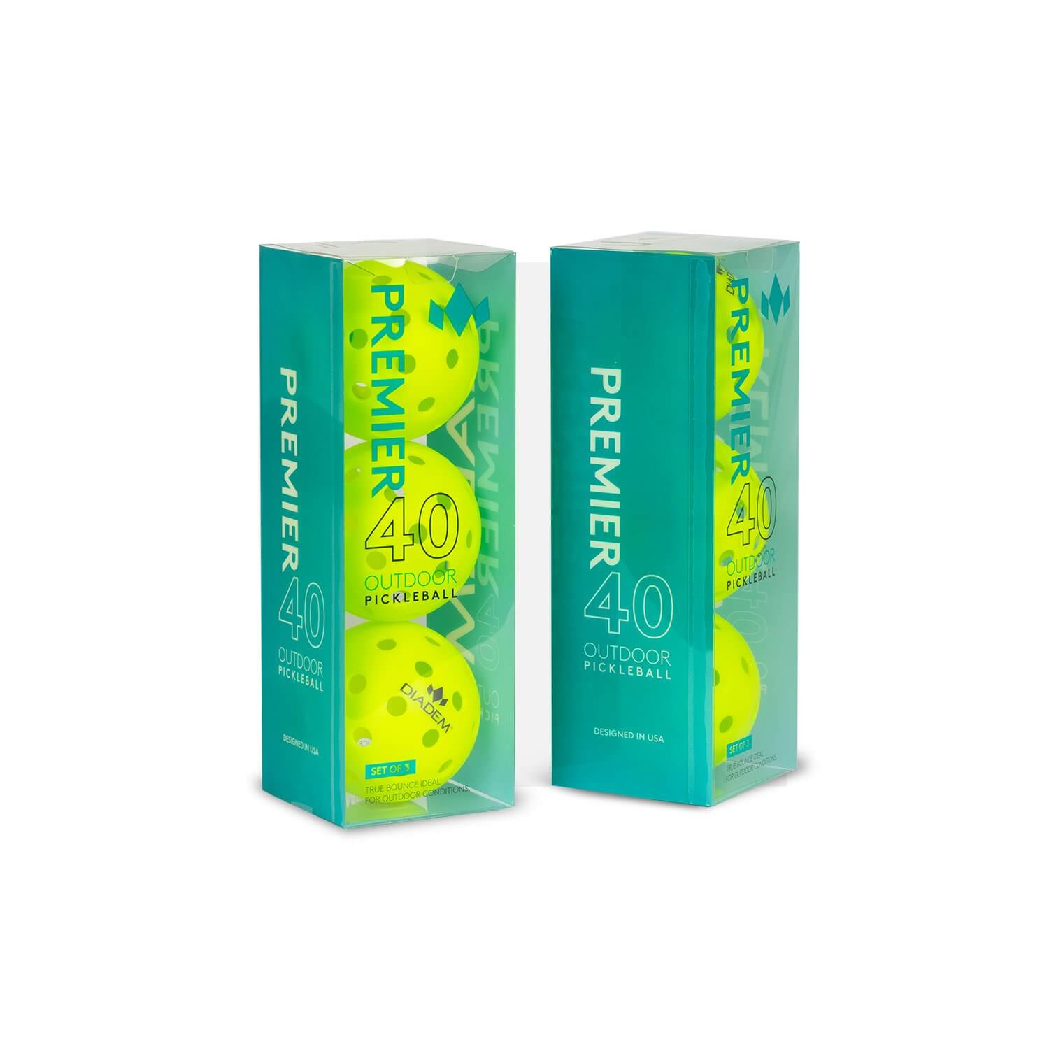 Diadem 40 Outdoor Pickleballs 6-Pack