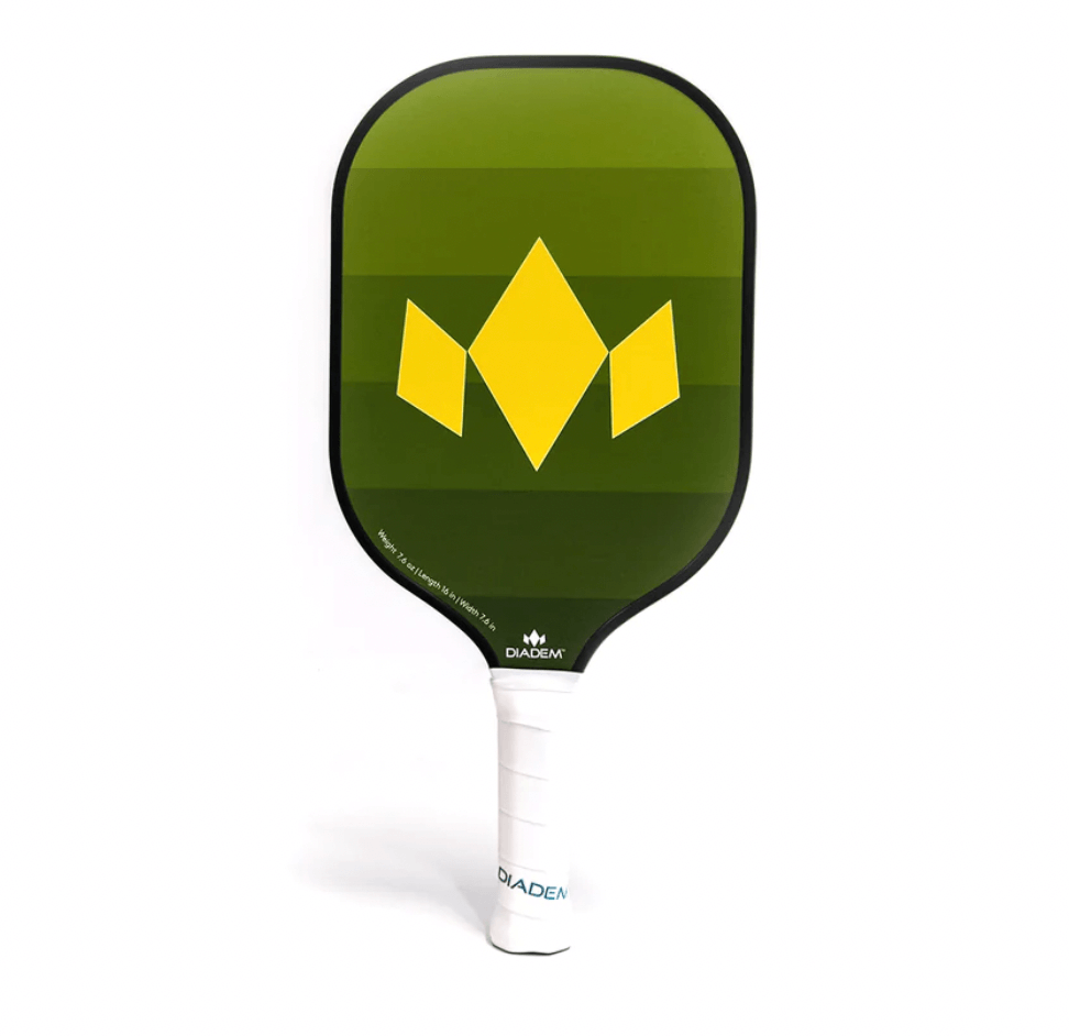 Green Diadem Team Pickleball Paddle - Front