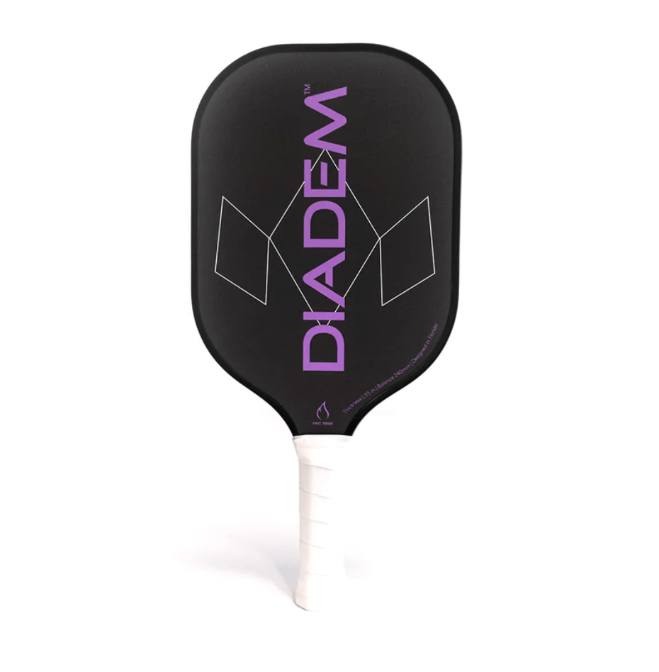 Purple Diadem Team Pickleball Paddle - Back