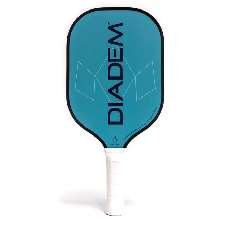Teal Diadem Team Pickleball Paddle - Back