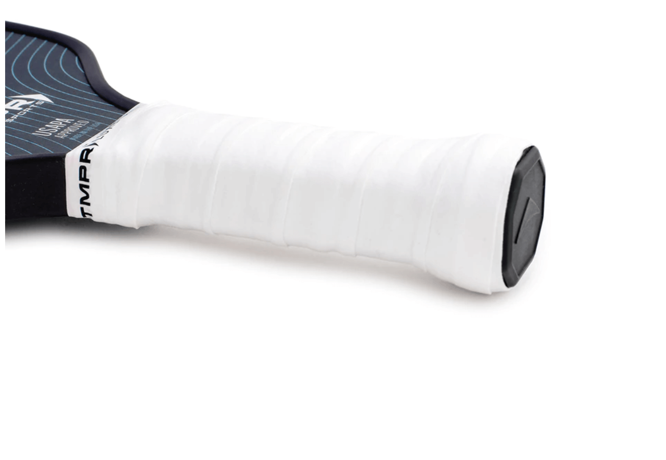 TMPR Luxe Pickleball Overgrip on Paddle