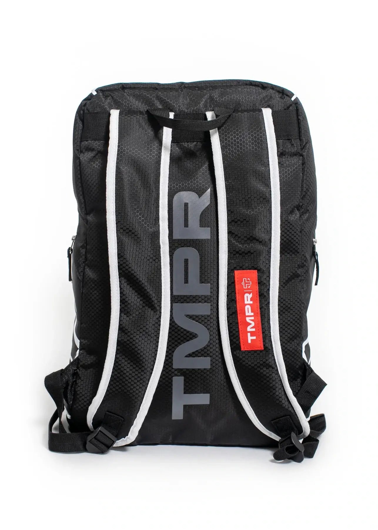 TMPR Tour 2 Black Pickleball Backpack Back