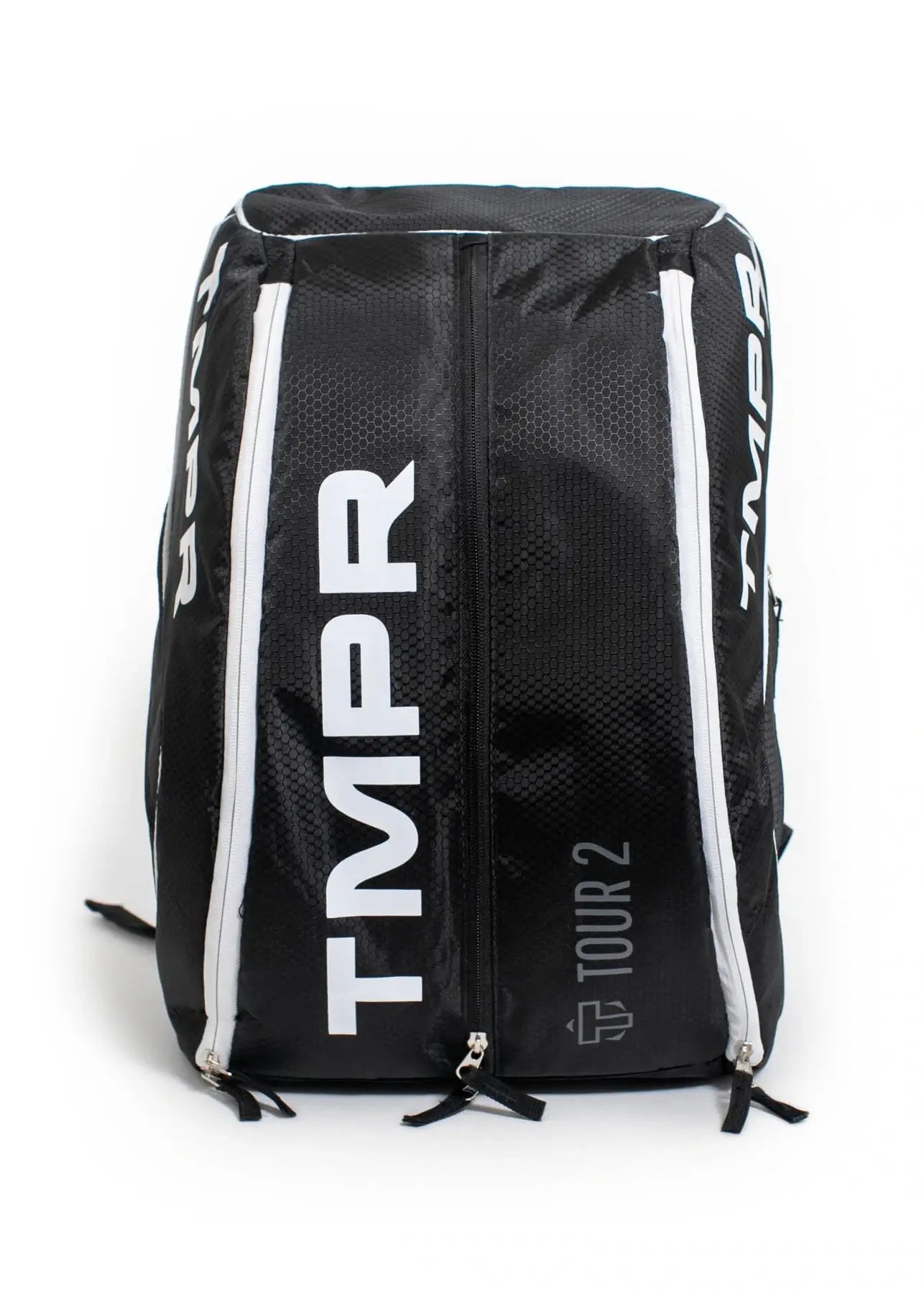 TMPR Tour 2 Black Pickleball Backpack Front