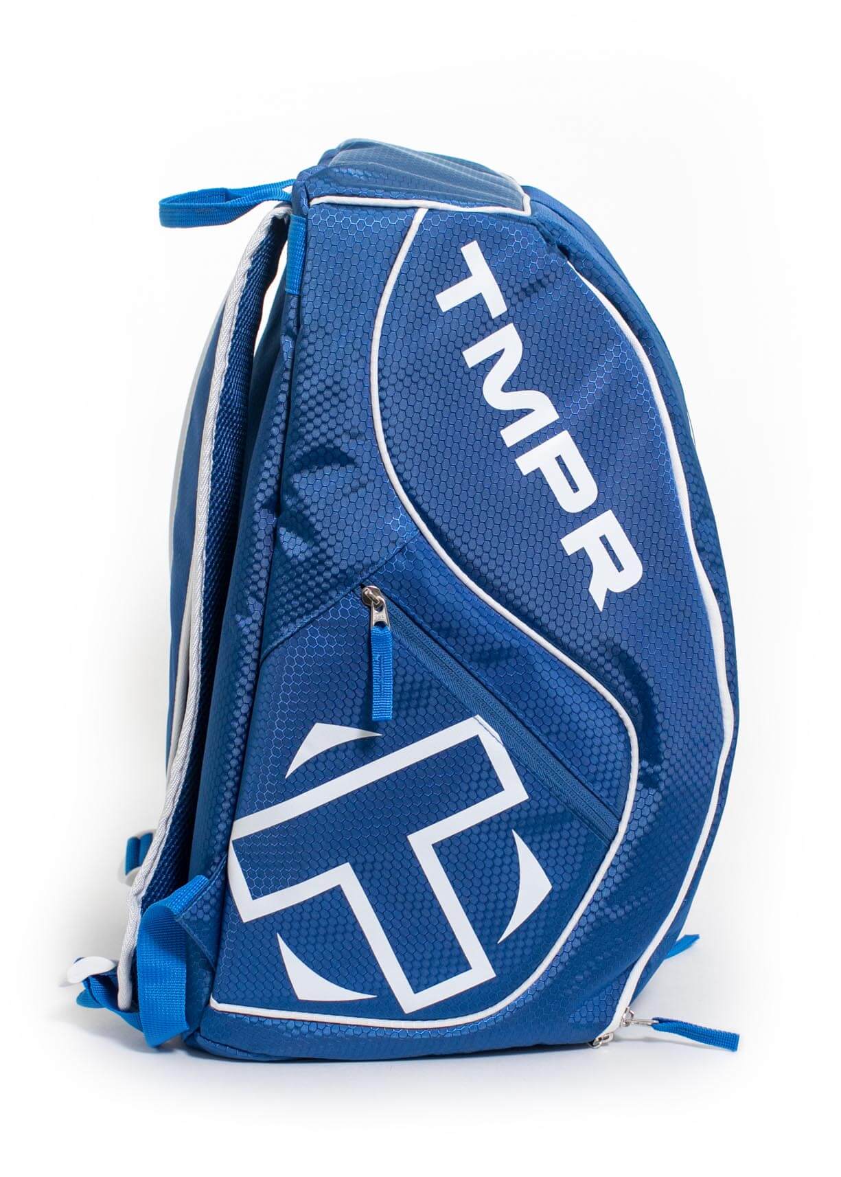 TMPR Tour 2 Blue Pickleball Backpack Side