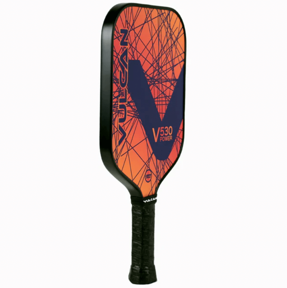 Vulcan V530 Power Pickleball Paddle Side - Navy Lazer