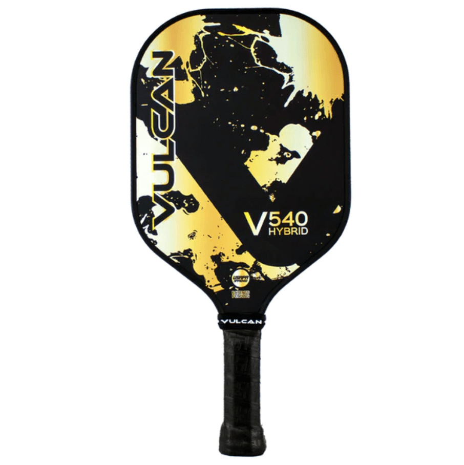 Vulcan V540 Hybrid Pickleball Paddle - Gold Spletter