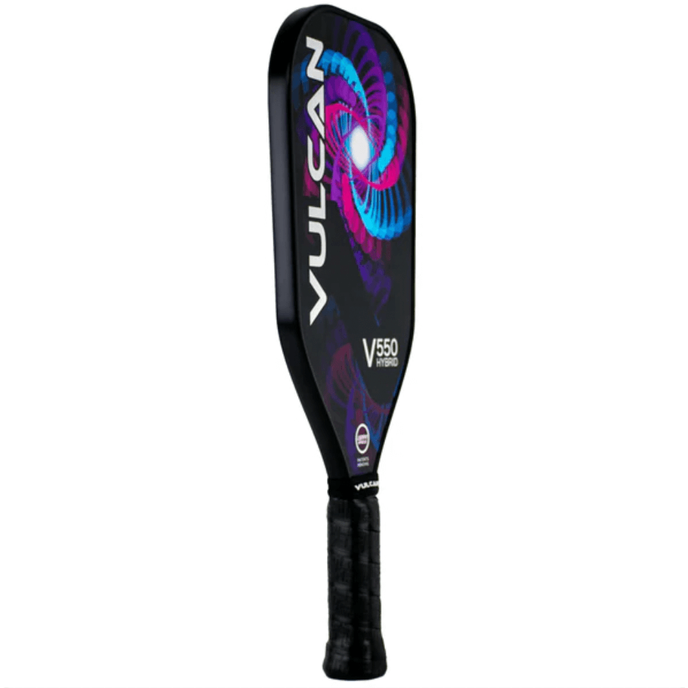 Vulcan V550 Hybrid Pickleball Paddle side - Purple Entropy