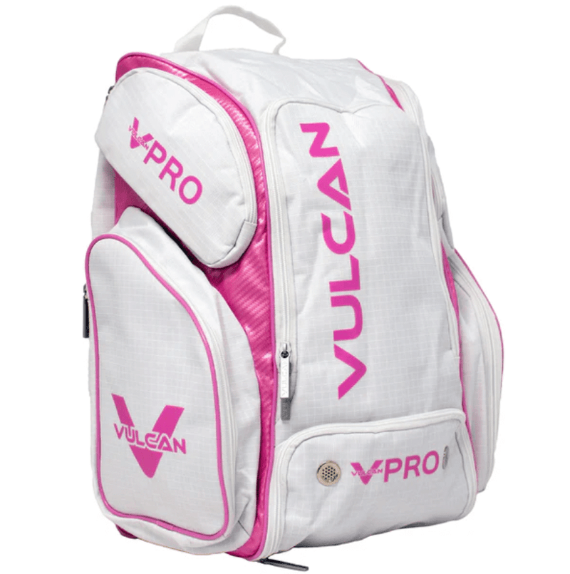 Vulcan VPRO Pickleball Backpack - White/Pink