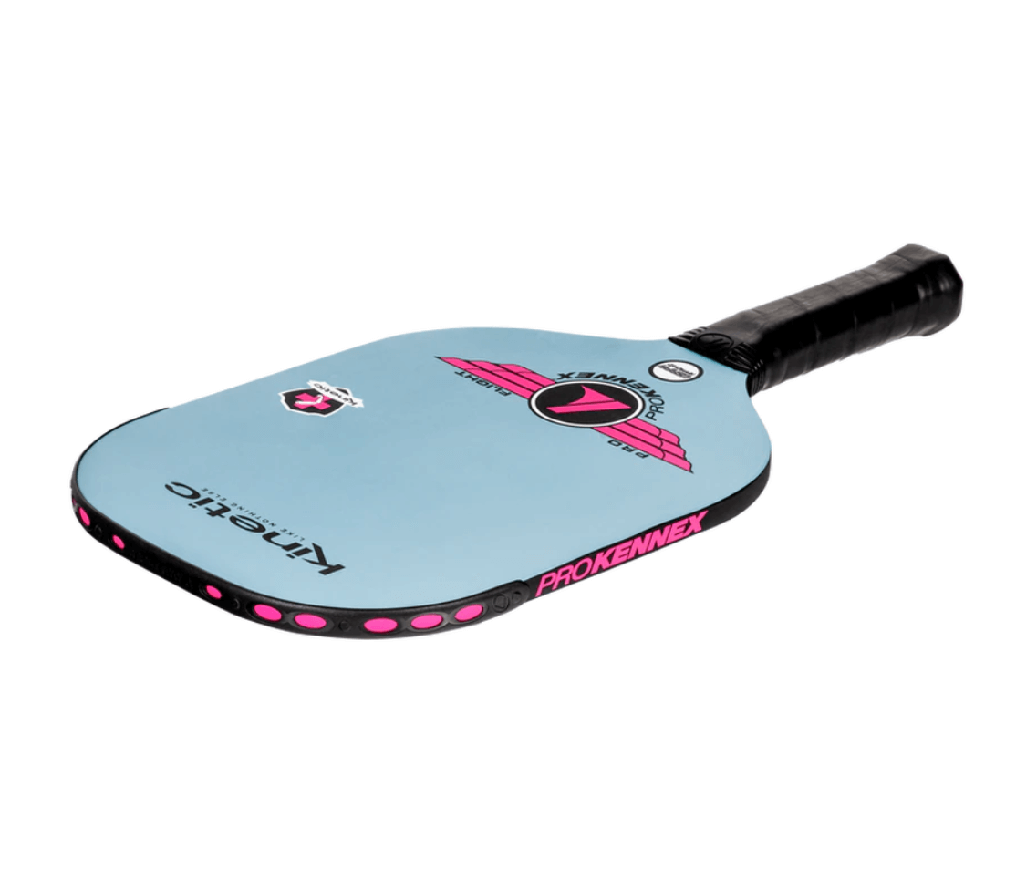 prokennex pro flight pickleball paddle- pink (top)