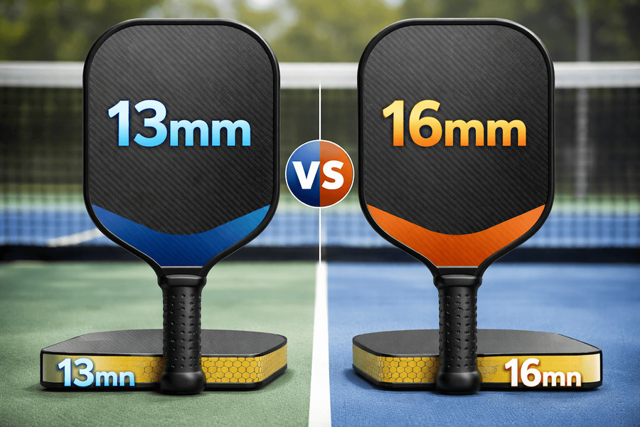 13mm vs 16mm pickleball paddles