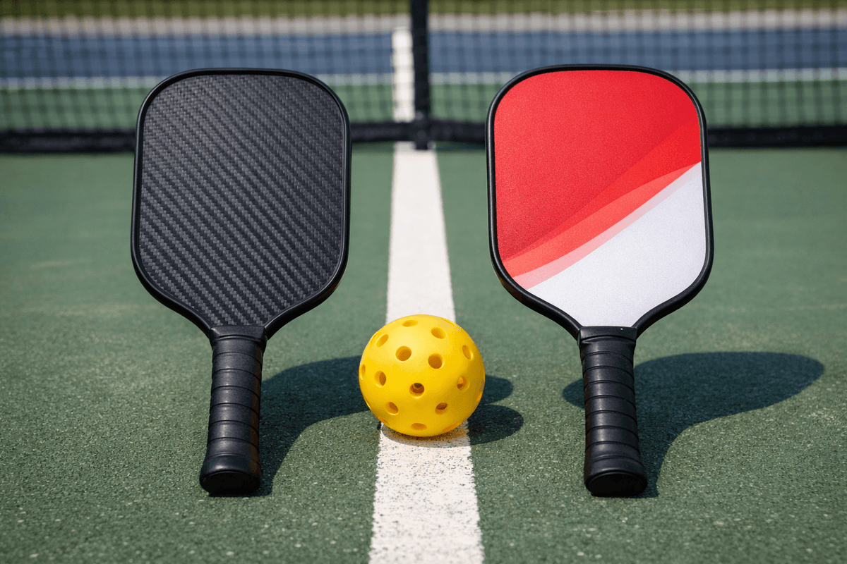 carbon fiber vs fiberglass pickleball paddles