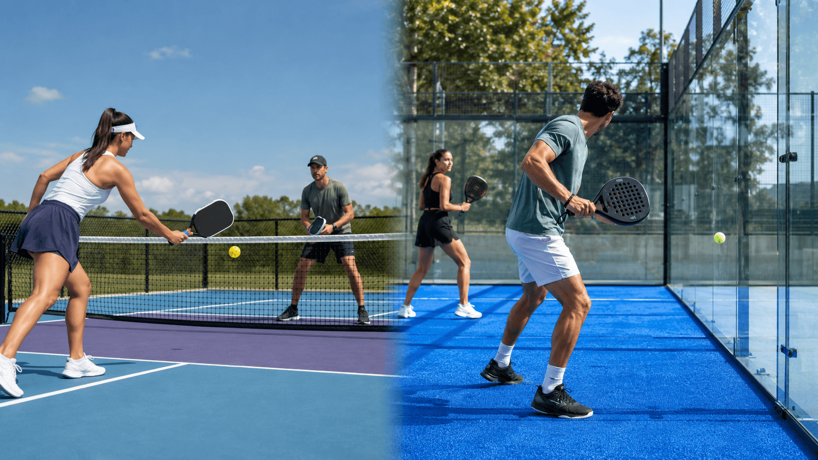 Differences Between Pickleball vs Padel