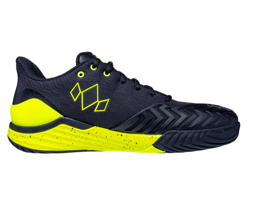 Black/Neon Diadem Court Burst Pickleball Shoes - side