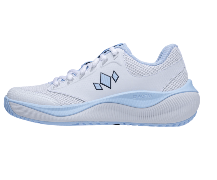 Diadem Court FLO pickleball shoes - White/Sky