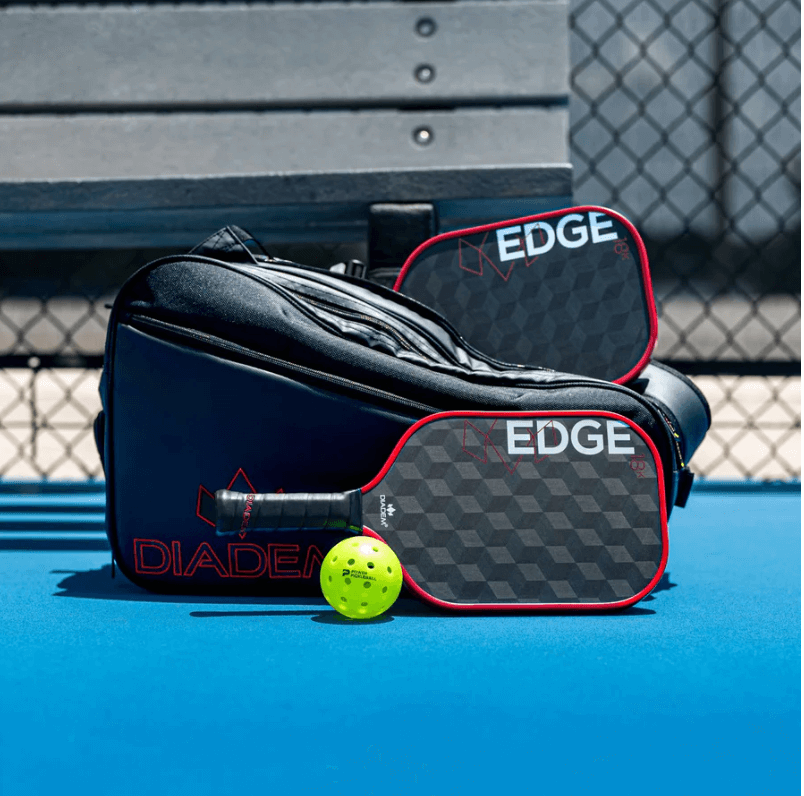 Diadem Edge 18k Pickleball Paddle and bag