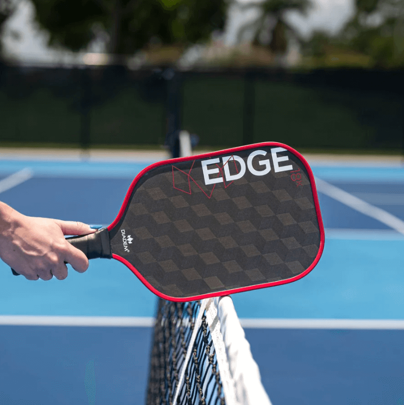 Diadem Edge 18k Pickleball Paddle in hand