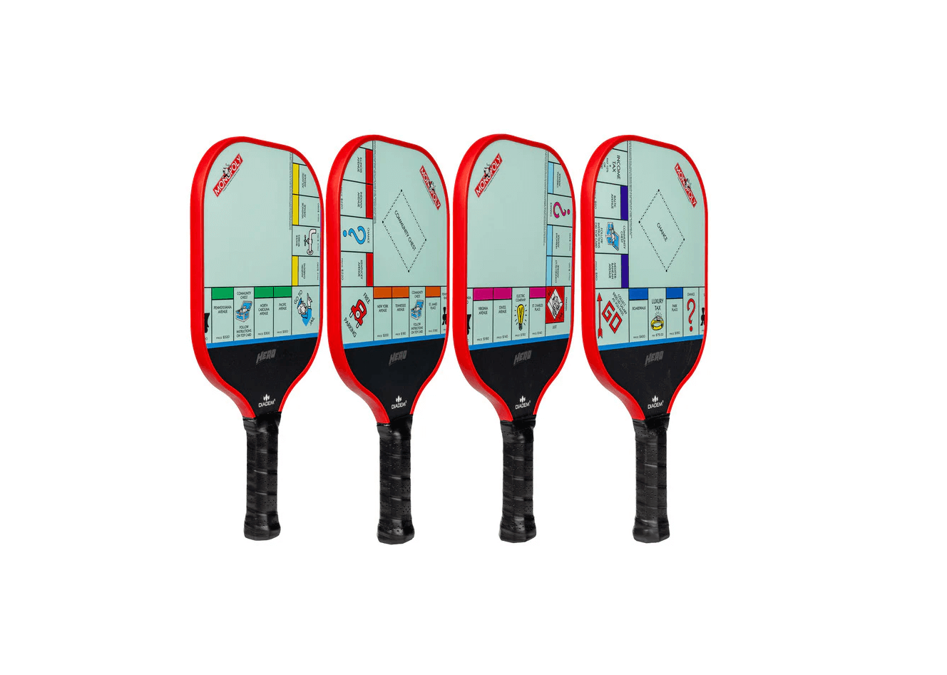 Diadem Monopoly 4-pack Pickleball Starter Set
