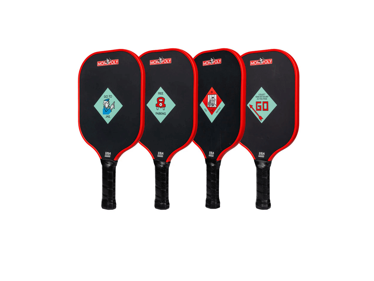 Diadem Monopoly 4-pack Pickleball Paddles