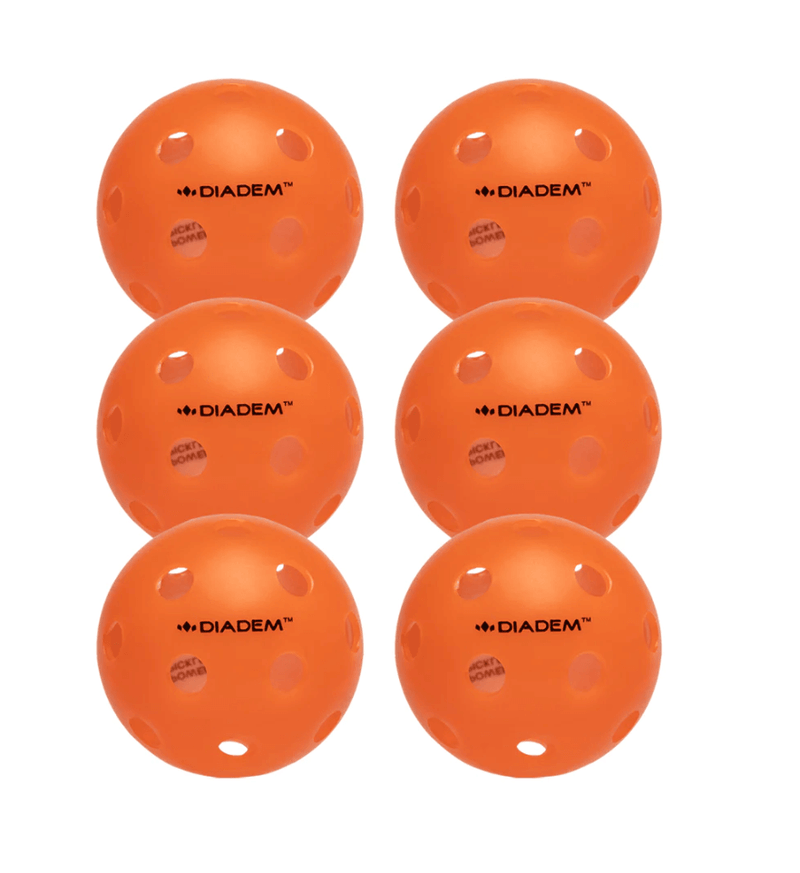 Diadem Power Pickleball indoor balls - 6pk