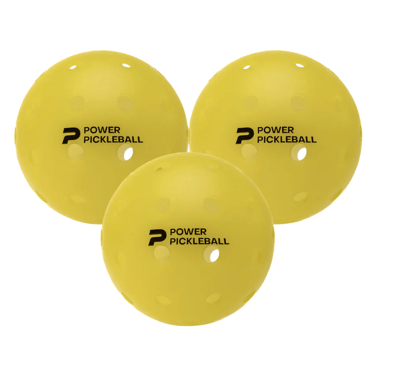 3 Yellow Diadem Premier Power Pickleballs