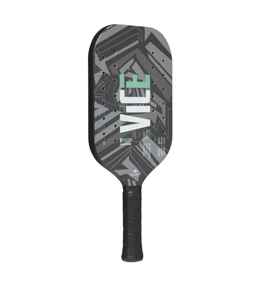 Black Diadem Vice Pickleball Paddle - side