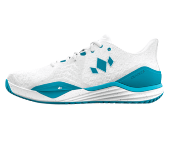Diadem Court Burst Pickleball Shoes - white/teal