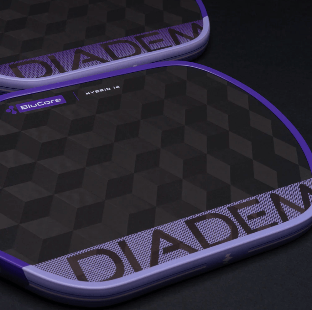 Purple Diadem Edge BluCore Hybrid 16mm Pickleball Paddle Faces