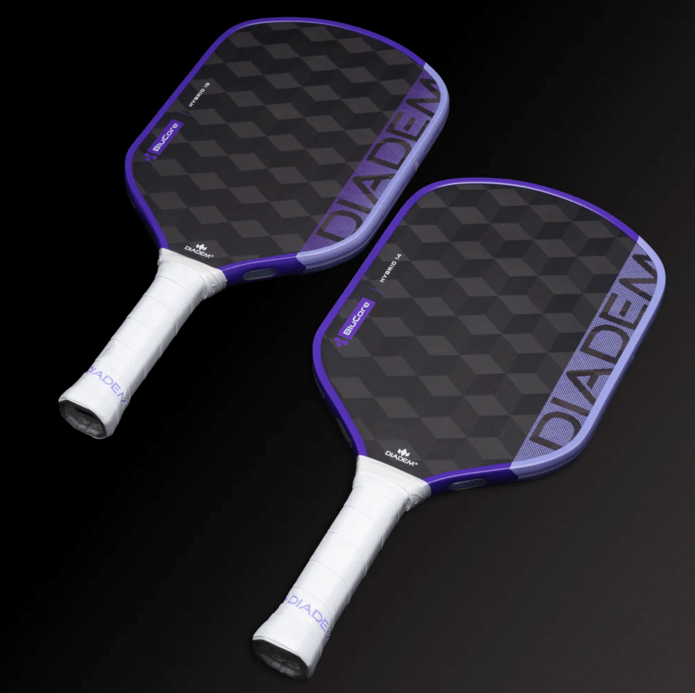 Purple Diadem Edge BluCore Hybrid 16mm Pickleball Paddle bodies