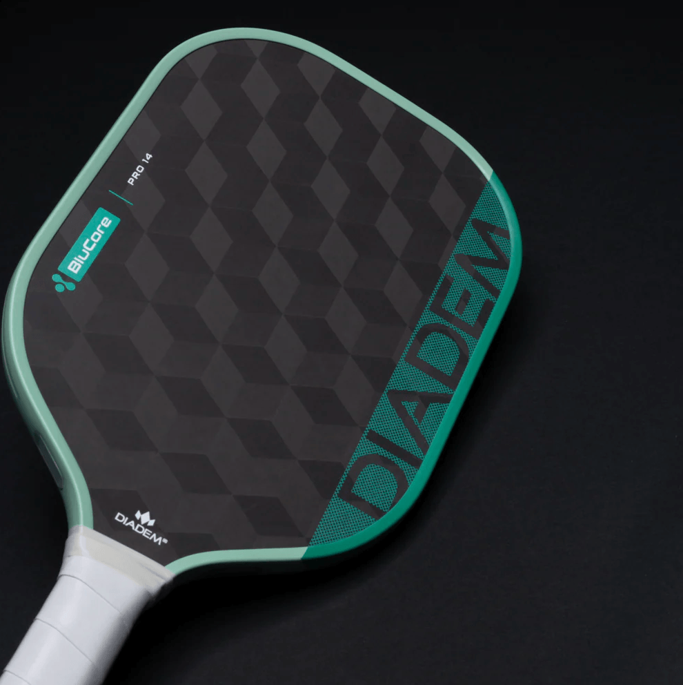 Diadem Edge Blucore Seafoam Pickleball Paddle face