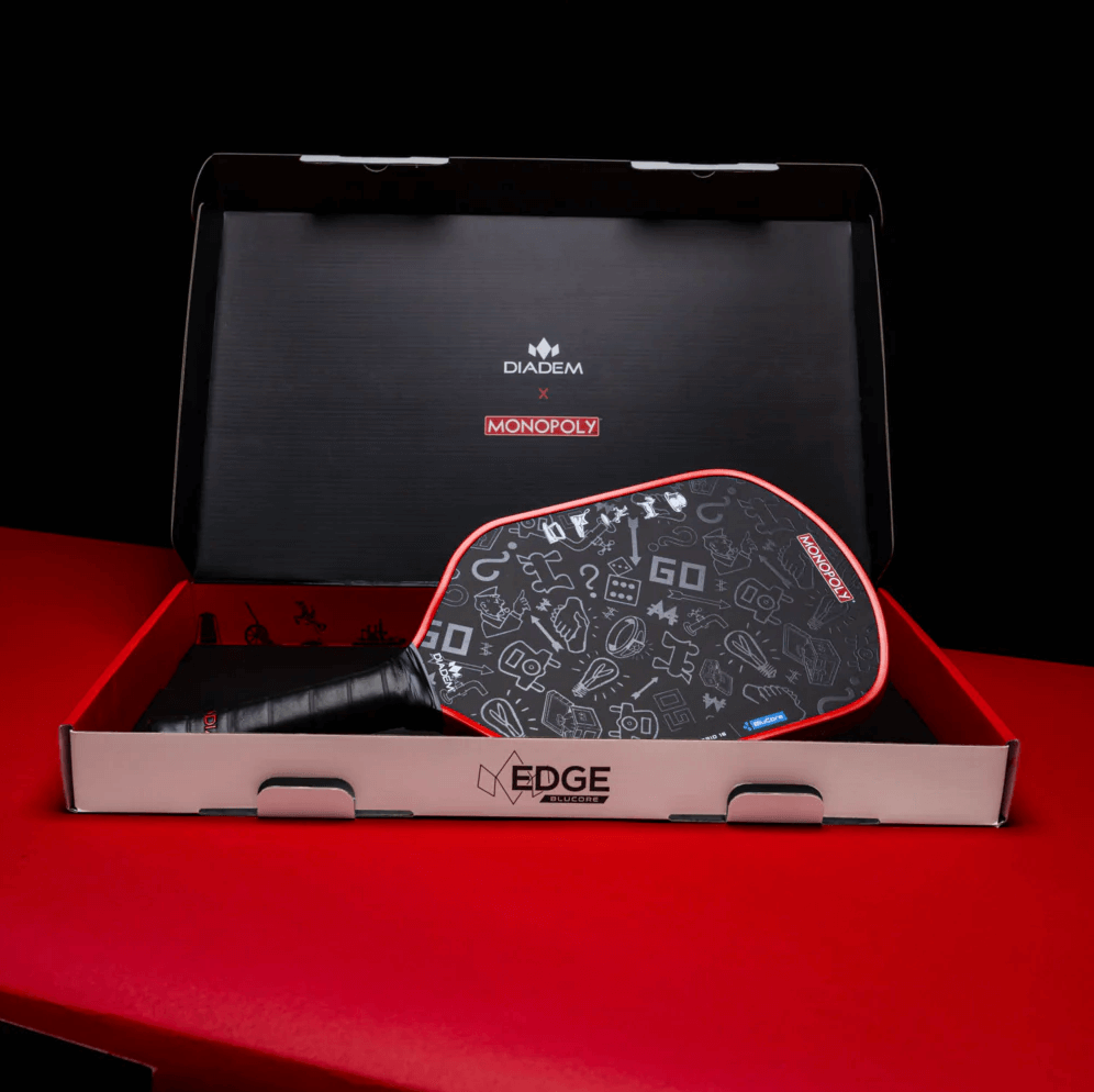 Diadem X Monopoly Pickleball Paddle box