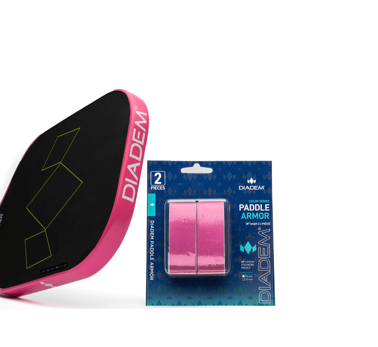 Diadem Pickleball Paddle Armor - pink