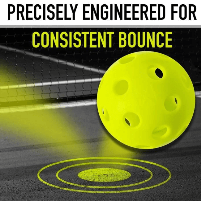 Franklin X-26 Indoor Pickleball - consistent bounce