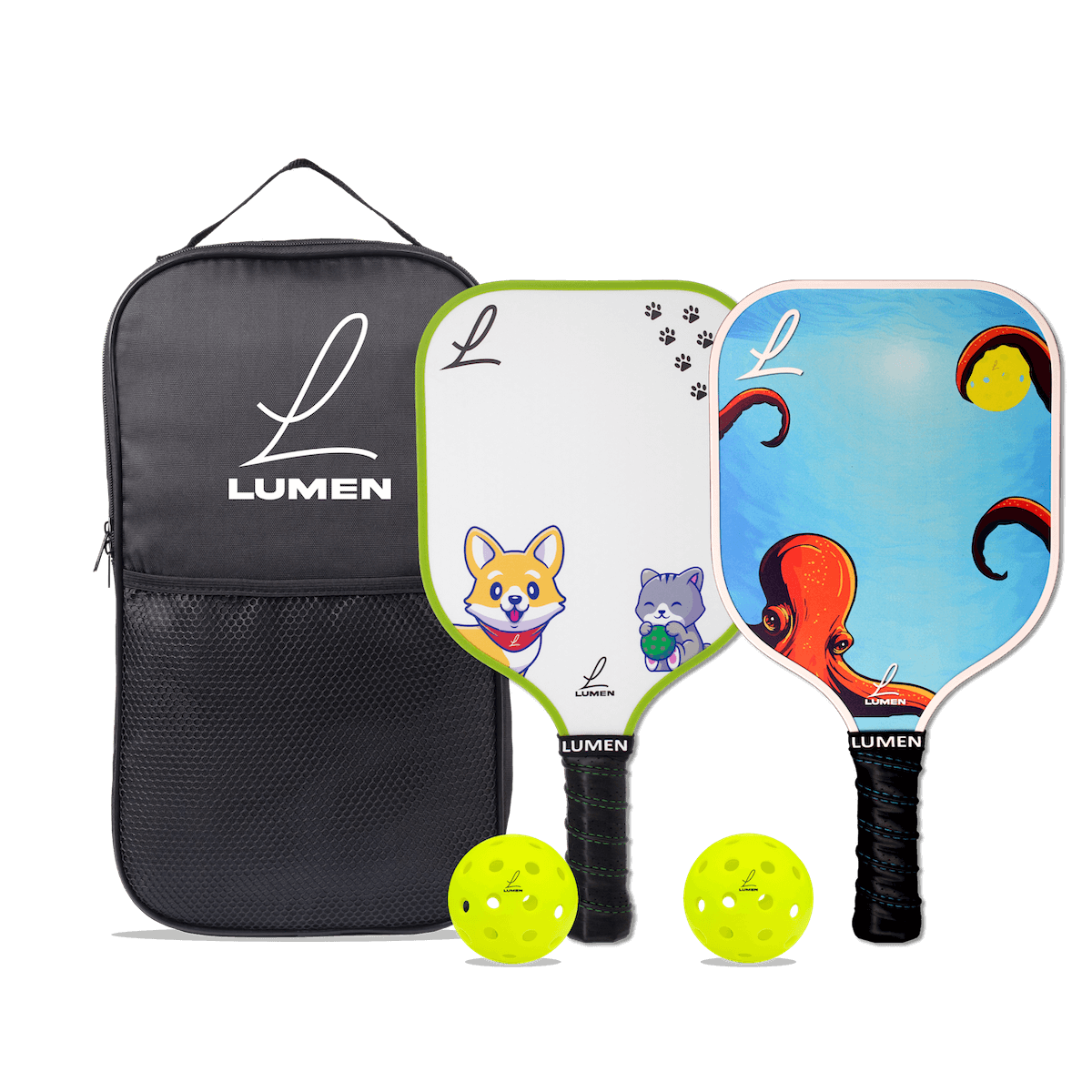 Pet Vibe and Kraken Youth Pickleball Paddle Set
